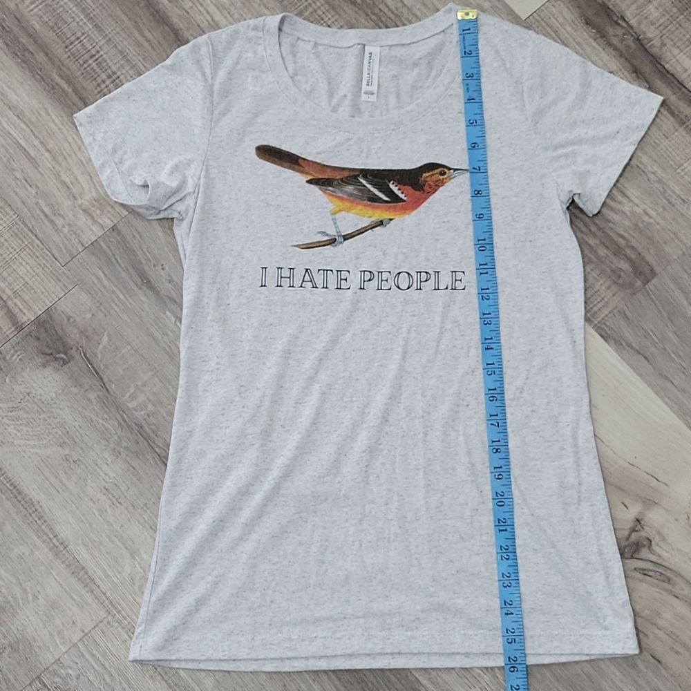 Bella Canvas "I Hate People" Graphic Tee - Picture 4 of 7